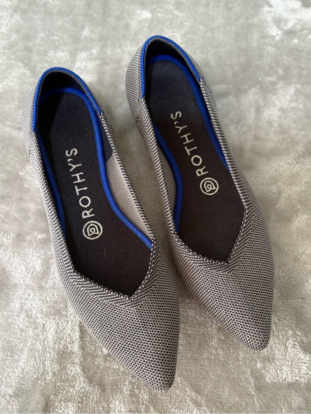 Rothy’s Point Toe Flats Size 7.5 Like New